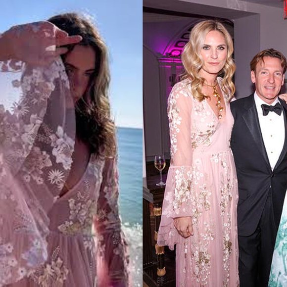 LoveShackFancy NEW Brixton Pink Lace Long Sleeve Formal Maxi Dress Size 6 - Picture 11 of 14